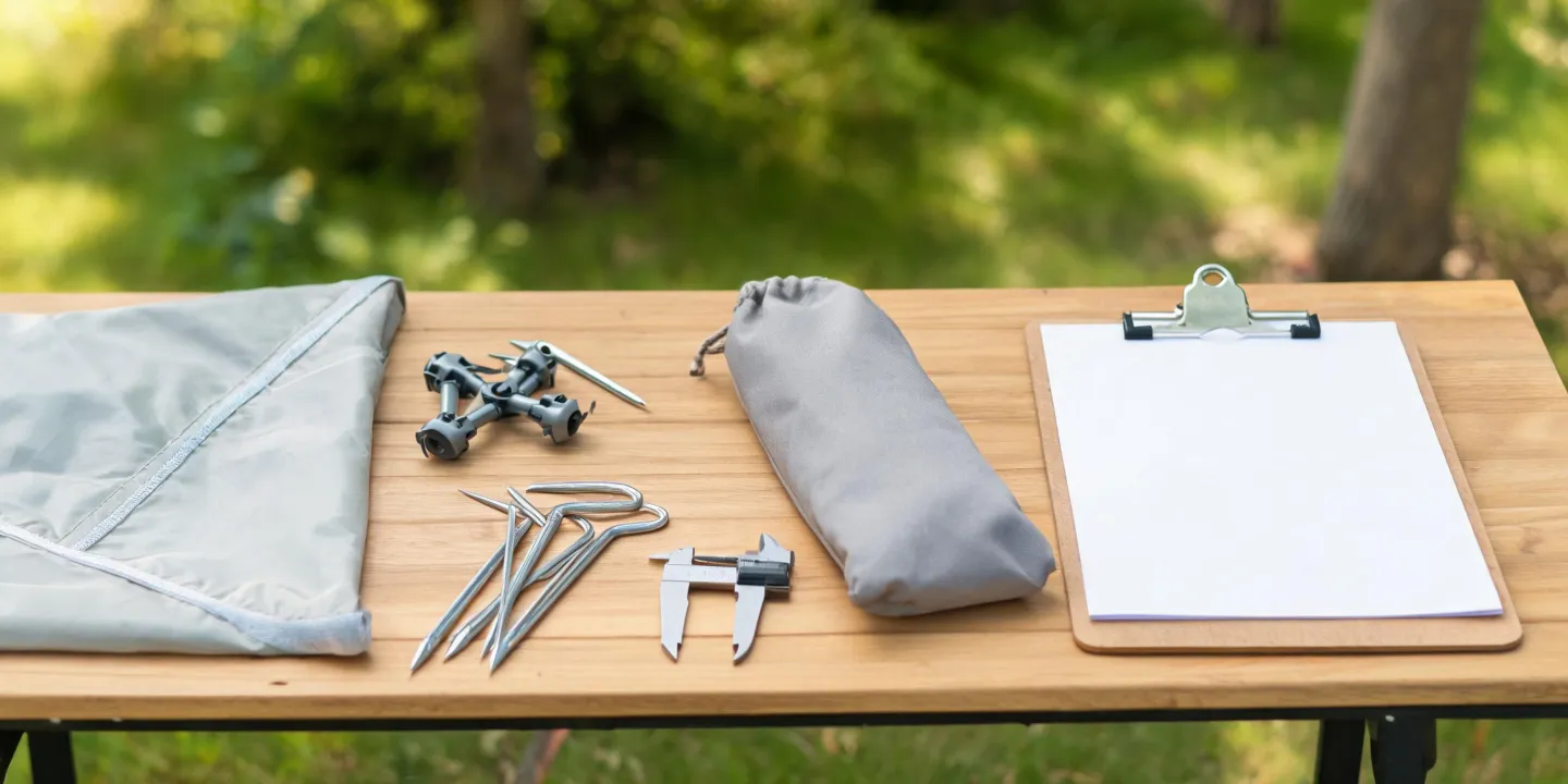 Camping equipment wholesale sample inspection